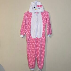 Unbranded Hello Kitty Pink and White Kids Pajama Size 140 M(12/14)